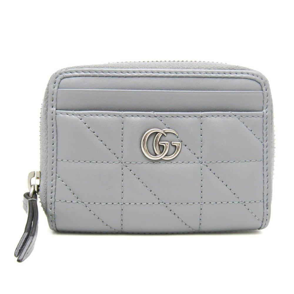 Gucci Gray Quilted Leather Wallet